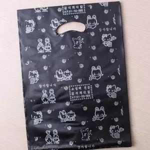 (100개) 일회용 비닐 봉투/손잡이/비닐백/쇼핑백/선물/가방/쇼핑/선물용/포장백/선물백/포장/봉지/포장용