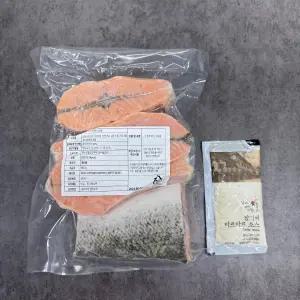 바다사나이 연어스테이크 냉동연어 800g + 타르타르 소스 80g