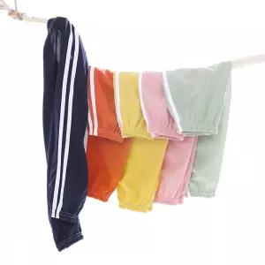 루나버블 두줄 트레이닝 츄리닝 쿨 밴딩 긴바지 9-17호 5color 아동 남아 여아 어린이 유아 유치원 어린이집 통풍 여름 조거 2선 이선 시원한 운동복 키즈남녀공용 쿨팬츠