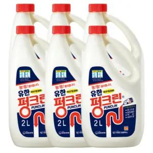 펑크린 뚫어뻥액체 배수구클리너 2L 6개