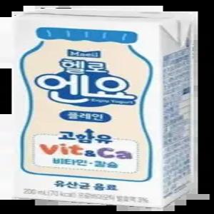매일유업 헬로엔요 플레인 200ML 48팩