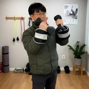 근력운동 손목 중량밴드 모래주머니 2kg 2개입