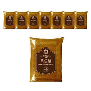 백설 흑설탕, 1kg, 8개