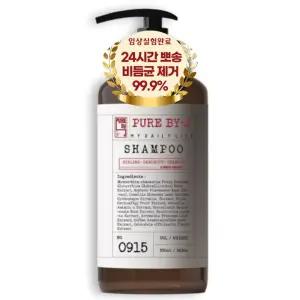 비듬균 99.9 제거 퓨어바이제이 두피케어 스케일링 비듬샴푸 500ml 1개