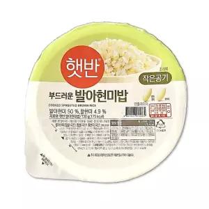 CJ 햇반 작은공기 발아현미밥 130g 36개