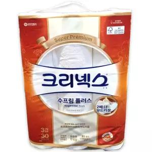 크리넥스 수프림플러스 화장지 40M x 30롤 3겹 코스트코 화장실 두루마리
