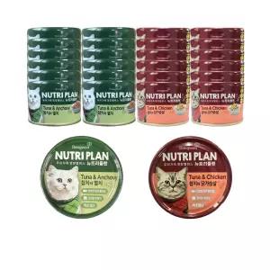 동원 뉴트리플랜 참치와 멸치 160g 12개 + 참치와 닭가슴살 160g 12개