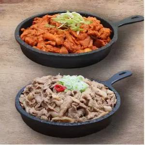 국내산 한돈 고추장 불고기 4팩 + 간장맛 순한 돼지불고기 4팩 300g X 8팩 총 2400g