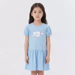 시나모롤 여아용 쿨터치 5부 원피스BL