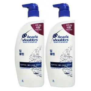 헤드앤숄더 딥 클린 샴푸 850ml X 2개