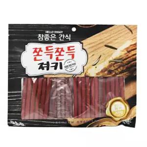 기호성 강아지 육포 져키 양고기 간식 2개 보상 알레르기간식