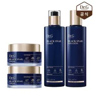 [GS단독]닥터지 블랙 스네일 크림 50ml 2개+토너 150ml+에멀전 150ml