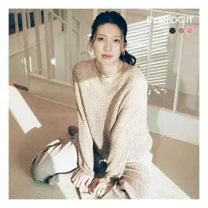 바이브리짓 런칭가 69,900원 26SS 크로셰 풀오버슬리브리스 6종 1215106