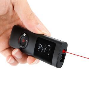 스마트 레이저 거리 측정기 디지털 미니 계량기, 휴대용 USB 충전 전자 공간 장치, 40m, 60m