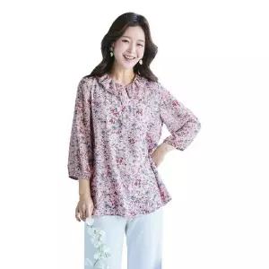 (L)[바띠] 카리나 자카드 블라우스 3종
