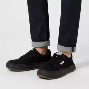미하라야스히로 MIHARA YASUHIRO 26SS 올리버 OG솔 캔버스 로우탑 스니커즈 A15FW704 BLKBLK)