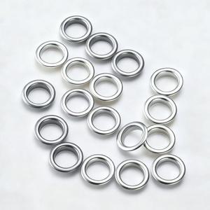 301개(6mm) 스테인리스 스틸 녹 방지 실버 아일렛(와셔 포함) 대량  가정용 DIY  신발용 소형 그로밋