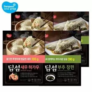 [동원에프앤비]동원 딤섬 새우하가우 300g x 4봉/부추창펀