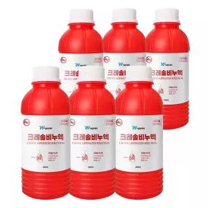 더블유제약 살균 소독 크레솔 비누액 200ml 6개