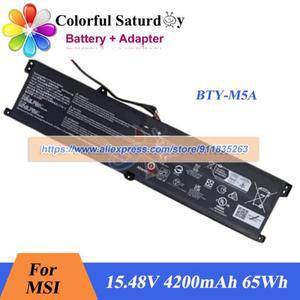 MSI 노트북 배터리용 정품 BTY-M5A 15.48V 4200mAh 65Wh