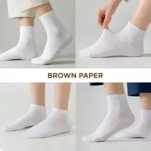 [브라운페이퍼] 남녀 공용 데일리 발목, 단목, 중목 양말 4종 10켤레/20켤레 세트 / 카바 무지 스니커즈 삭스