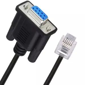 30핀케이블 Sevo 드 Leadshine Stepper 통신 네트워크 직렬 콘솔 케이블 DB9 to RJ11 RJ12 6P6C LAN 18m