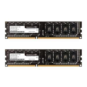 TEAMGROUP 엘리트 DDR3 16GB 키트 (2x8GB) 1600MHz (PC3-12800) CL11 언버퍼링 비ECC 1.5V UDIMM 240 핀 PC 컴퓨터 데스크톱 메모리 모듈 램 업그레이드 - TED316G1600C11DC01