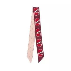 [백화점 정품] 발렌티노 25FW VLOGO SIGNATURE 실크 방도 스카프 1W2E6017-VKT-R13