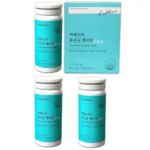 여에스더 질유래 유산균 화이트 500mg 총 90캡슐