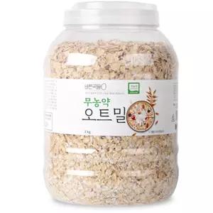 바른곡물 무농약 오트밀 2kg 1개