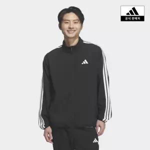 [아디다스](대전신세계)[New performance] 3-스트라이프 레귤러 핏 라이트 우븐 트랙 탑 [KR8908,KR8907...