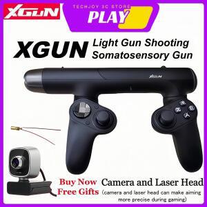XGUN 라이트 건 슈팅 체감형 게임 컨트롤러 스위치/PC/PS4 호환 무선 블루투스 게임패드 카메라 포함 선물