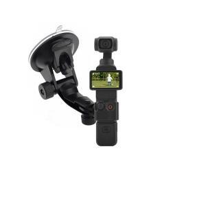 짐벌 자동차 브래킷 흡입 컵 DJI Pocket 3 용 어댑터 클립이있는 안정적인 마운트 홀더 Osmo 1/2 카메라 액