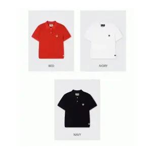 [하프클럽/후아유]후아유 여성 스티브 크롭 카라 반팔티 / Steve Crop Collar T-Shi