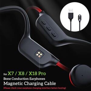 호환상품 마그네틱 골전도 이어폰 충전기 5V 1A USB 헤드폰 방수 무선 케이블 YUANS X7/X8/X18pro용