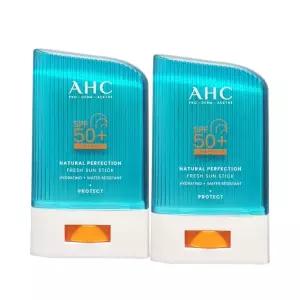 AHC 내추럴 퍼펙션 프레쉬 선스틱 22g (SPF50+) 2개