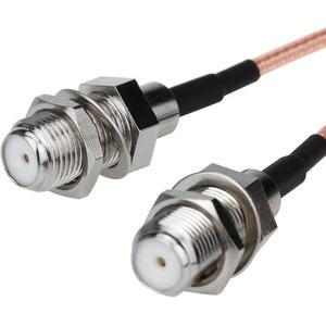F형 RG6 분배기 동축 케이블 TV 안테나 3 방향 결합기 RF어댑터 F 수-F 듀얼 암 75Ohm