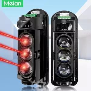 Meian Focus 유선 적외선 빔 감지기 IP65 방수 장벽 용 60m 00m 200m 센서
