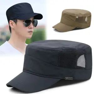 메쉬 군모 ELM-044패션모자 밀리터리캡 숏군모 숏캡 볼캡 모자 무지 밀리터리룩 밀리터리