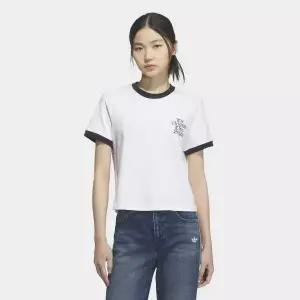 [아디다스오리지널스](본점)[여성] 편안한 착용감을 주는 싱글저지 구조의 레귤러핏 OG W 티셔츠(KT3060)