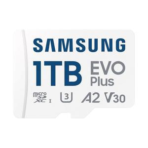 삼성 EVO 플러스 마이크로SD 메모리 카드 + 어댑터 1TB 마이크로 SDXC, 최대 160MB/s, UHS I, C10, U3, V30, 게임 기기용 A2, 안드로이드 태블릿 및 스마트폰용, 메모리 카드 MB-MC1T0SA /CA [캐나다]