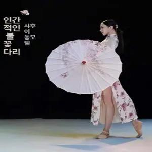 대나무 빈티지 양산 . 수제 한지우산 민속 전통지우산