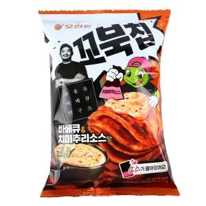 신상 오리온 꼬북칩 바베큐&치미추리소스맛 117g