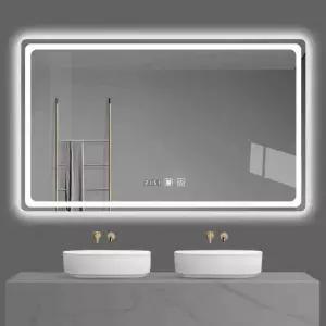 LED 화장 거울 사각형 대형 조명거울 박스 미러 원형