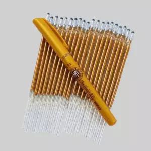 사경펜 금필펜 베껴쓰기 잉크 리필 황금펜 불교 경전 골드펜