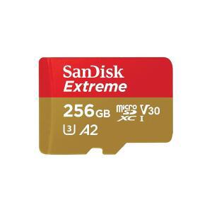 [미국배송] SANDISK 256GB 익스트림 마이크로SDXC UHS-I 메모리 카드(어댑터 포함) - C10 U3 V30 4K 5K A2 마이크로 SD 카드 SDSQXAV-256G-GN6MA