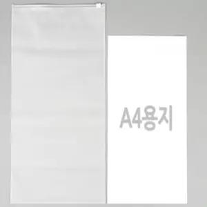 더퍼스트 1P 파우치 25X35CM 투명지퍼백