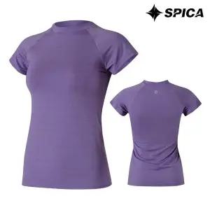 스피카 요가복 필라테스복 반팔 상의단품 SPA524