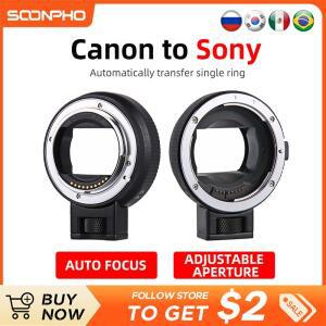 SOONPHO EF-NEX 캐논 호환 EF 렌즈-E 마운트 어댑터 E 호환 소니호환 호환호환 A7 A7II A3000 A5