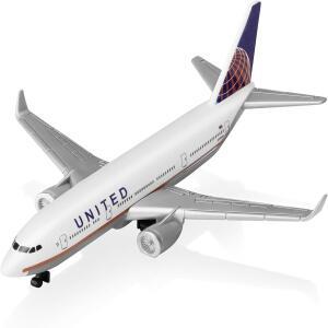 몽테조이 비행기 B747 모델 장난감 유나이티드 항공사 1/400 스케일 16cm 합금 금속 어린이 항공기 선물